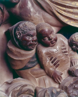 Illustration for article titled Why Is a Black Monk Seated So Prominently Next to Paul the Apostle?